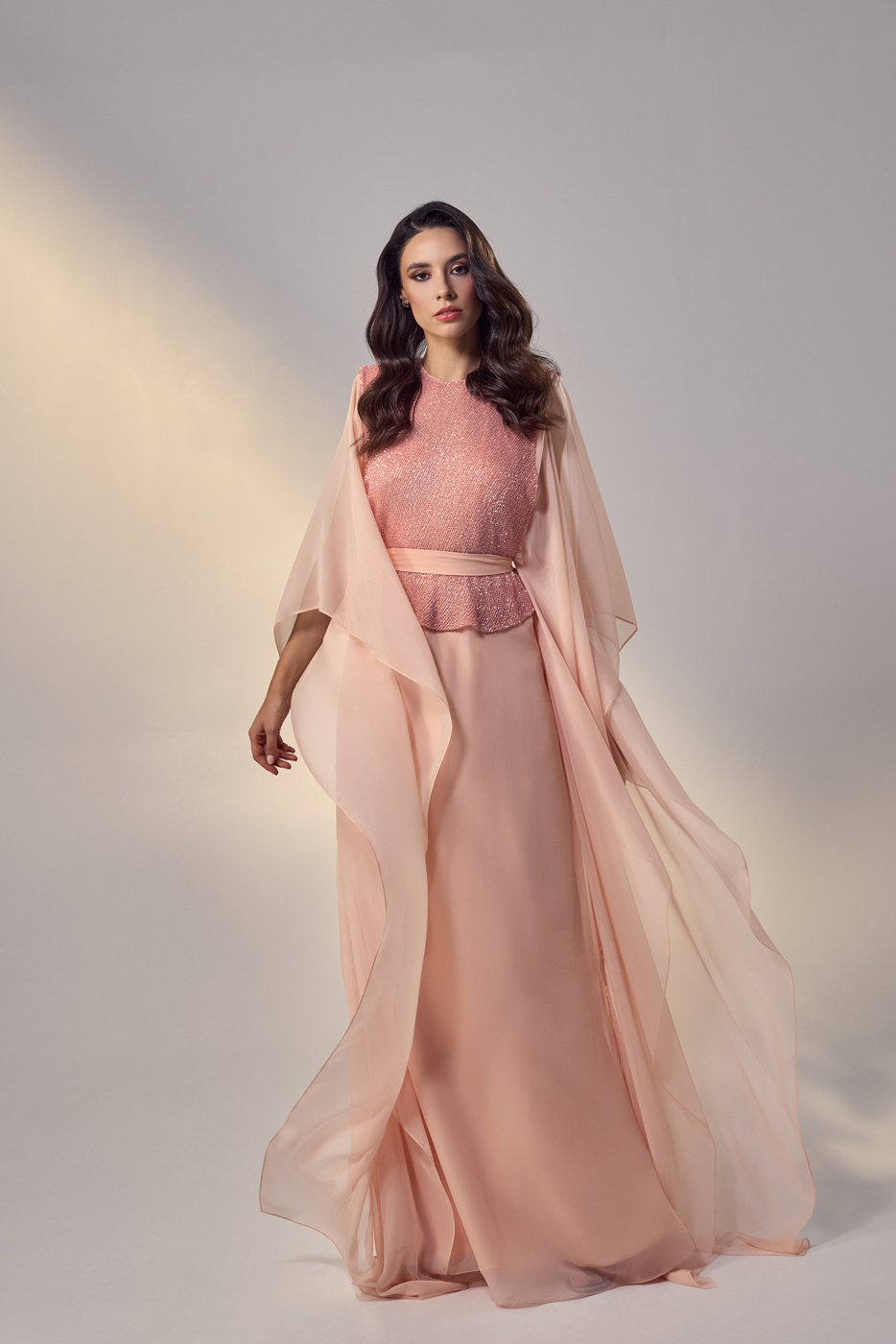 Rochie bust broderie și mâneci fluture (Artemis)
